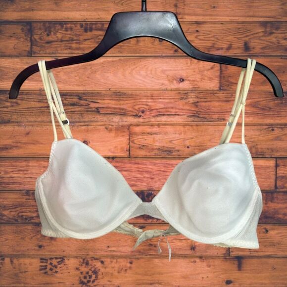 5 for $25🔥Victoria's Secret Off White Wired Bra 38C - Picture 1 of 7